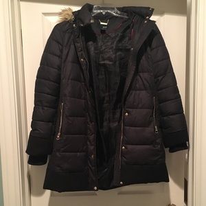 Ana Long Black Winter Coat